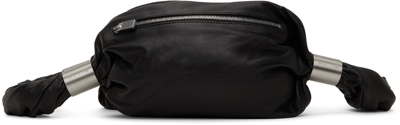 Alyx 4 Segment Leather Bag In Schwarz