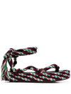 Isabel Marant Erol Sandals In Green