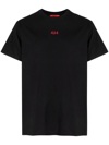 424 Logo-embroidered Short-sleeved T-shirt In Black