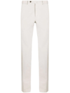 Pt Torino Chino Misto Cotone Bianco Crema In Neutrals