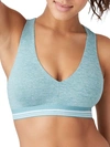 B.tempt'd By Wacoal B.active Racerback Sports Bralette In Trellis Heather