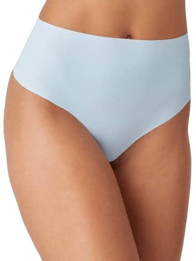 B.tempt'd By Wacoal B.bare High-waist Thong In Saltwater Slide