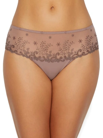 Simone Perele Delice Boyshort In Chestnut