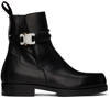 ALYX BLACK BUCKLE CHELSEA BOOTS