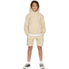 PANGAIA KIDS BEIGE ORGANIC COTTON 365 HOODIE