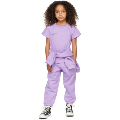 Pangaia Kids Purple 365 Track Pants In Orchid Purple