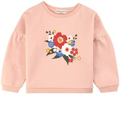 Sonia Rykiel Kids' Maela Floral Graphic Sweatshirt Pink