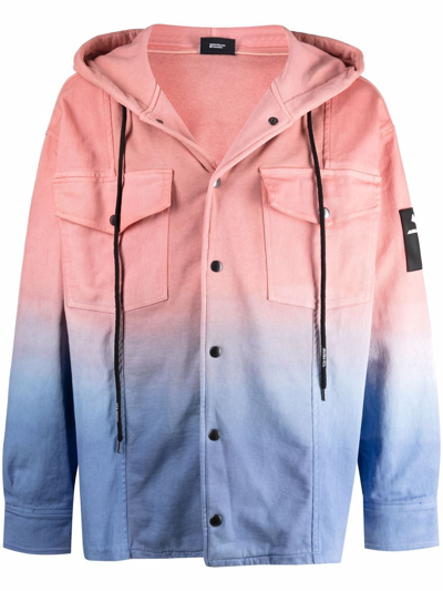 Mauna Kea Gradient-effect Hooded Jacket In Pink