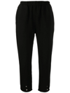 LES TIEN CROPPED STRAIGHT-LEG JOGGERS