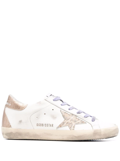 Golden Goose Super-star Low-top Sneakers In White