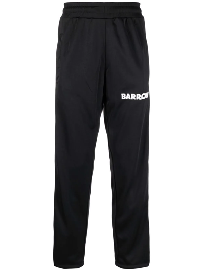 Barrow 彩虹条纹直筒裤 In Black