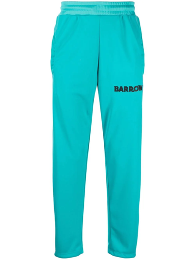 Barrow Jogging Trousers With Side Bands In Emerald