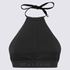 Alyx Butterfly Halterneck Top In Black