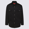 424 Fairfax Long-sleeve Shirt Jacket In Black