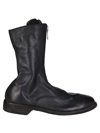 GUIDI BLACK HORSE LEATHER BOOTS