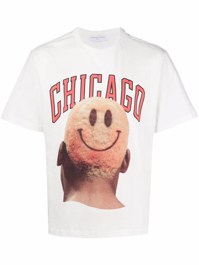 Ih Nom Uh Nit T-shirt Relaxed Fit With Chicago In White