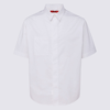 424 White Cotton Shirt In White
