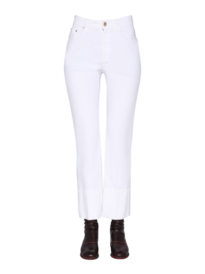 Brunello Cucinelli Straight Leg Jeans In White