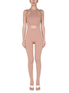 Andreädamo Andreādamo Jersey Leggings In Nude