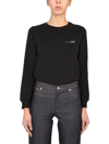Apc A.p.c. Item 001 Sweatshirt With Logo In Black