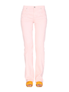 Etro Jeans With Embroidered Floral Detail In Pink