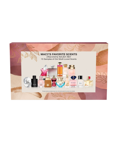 Created For Macy's Macy's Favorite Scents 15-pc. Sampler Discovery Set ...