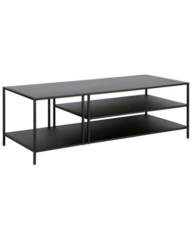 Hudson & Canal Ernest Coffee Table, 48" X 20" In Blackened Bronze