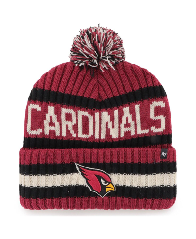 47 Brand Men's '47 Cardinal Arizona Cardinals Bering Cuffed Knit Hat With Pom
