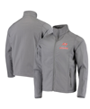 DUNBROOKE MEN'S DUNBROOKE PEWTER TAMPA BAY BUCCANEERS SONOMA SOFTSHELL FULL-ZIP JACKET