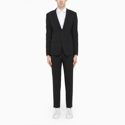 Dsquared2 Navy Single-breasted Suit In Blue