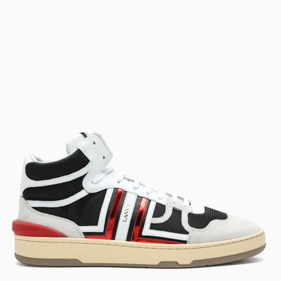 Lanvin Black/red/white Clay Sneakers