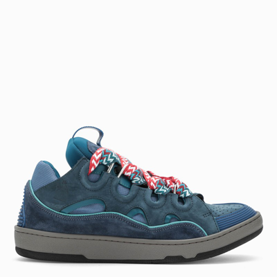 Lanvin Colour-block Sneakers In Blue