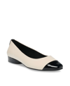 Anne Klein Women's Caroleen Flats In Vanilla-black
