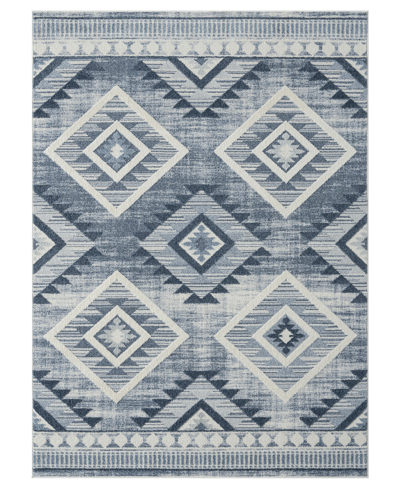 Asbury Looms Pismo Madame 5'3" X 7'2" Area Rug In Blue