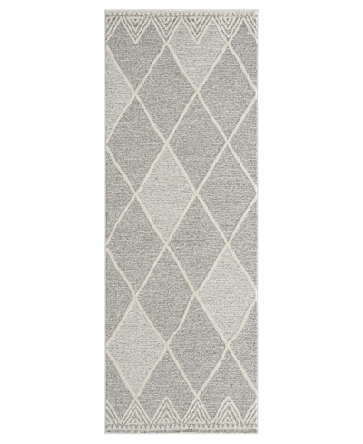 Asbury Looms Pismo Orchard 2'7" X 7'2" Runner Area Rug In Taupe