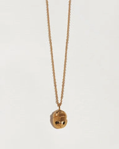 Pamela Love Mini Scarab Pendant In Gold