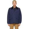 PAUL SMITH BLUE QUILTED RECYCLED NYLON JACKET