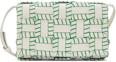 Bottega Veneta White Green Cassette Bag In 9020-white-parakeet