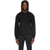 Theory Crewneck Regal Wool Sweater In Black