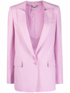 Stella Mccartney Single-breasted Tailored Blazer In Rosa