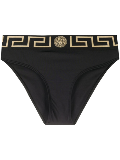 VERSACE BIKINI BRIEFS FEATURING A GREEK BORDER
