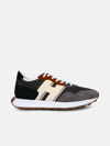 Hogan Green And Grey Suede Blend H601 Sneakers