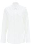 Wardrobe.nyc Release 03 Oversized Cotton-poplin Shirt In White