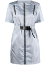 GIVENCHY LIGHT BLUE SHORT SLEEVED DRESS WITH ZIP