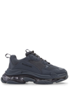 Balenciaga Triple S Clear Sole Sneakers In Blue