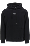 14 Bros Logo Embroidery Hoodie In Nero (black)
