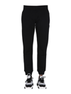 MOSCHINO JOGGING PANTS WITH LOGO PATCH