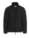 Parajumpers Ugo Quilted Down Jacket In Black