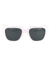 Versace Womens White Ve4431 Logo Cut-out Acetate Sunglasses In 314/87 White