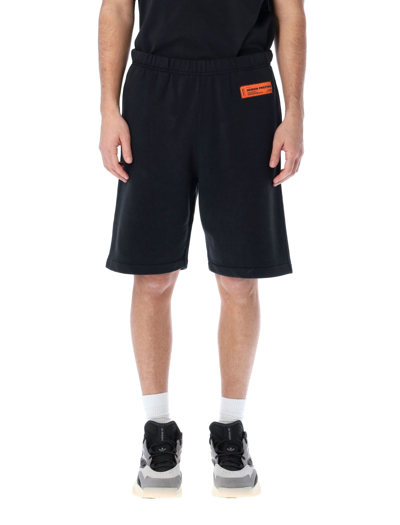 Heron Preston Logo Sweatshorts In Black